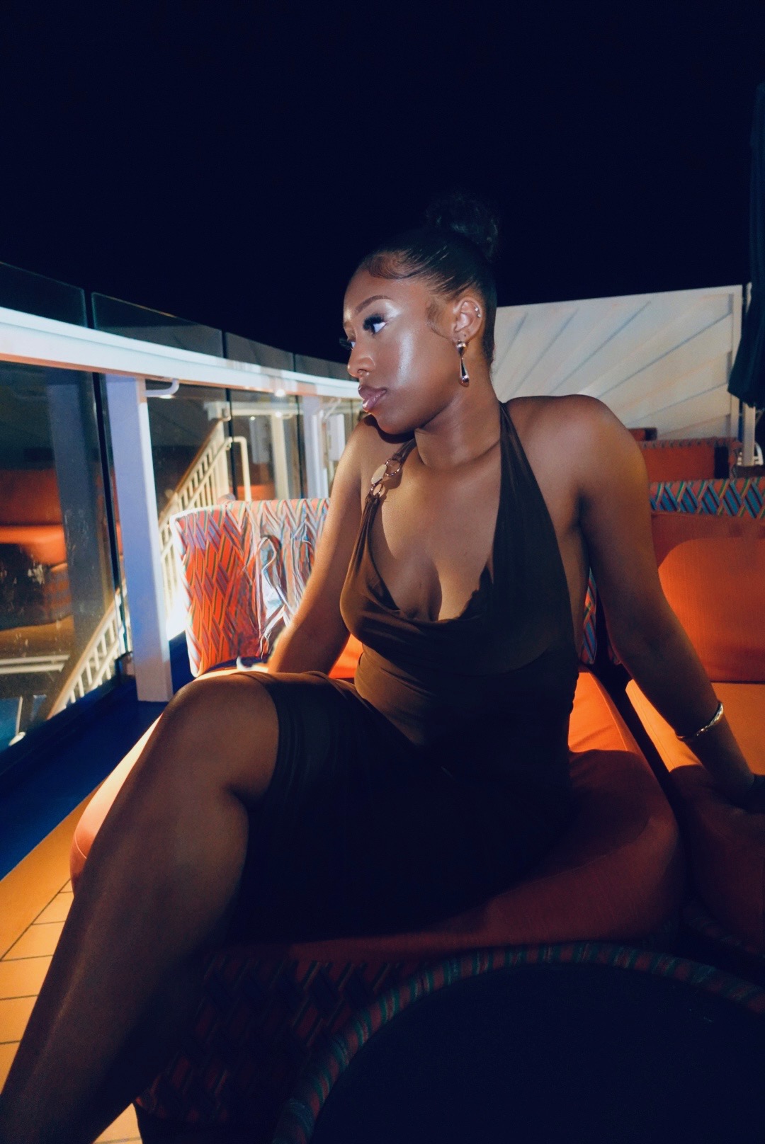 Nighttime lifestyle portrait photographed by LAL ST