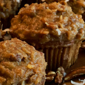 German Chocolate Cupcakes
